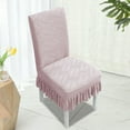 thumbnail image 5 of Jubipavy Bubble Group Chair Cover Short Skirt Home Chair Covers Cushion Backrest One Dining Chair Covers Universals Stool Covers Seat Covers Stretch Dining Table Chair Covers Cover Cover, 5 of 6