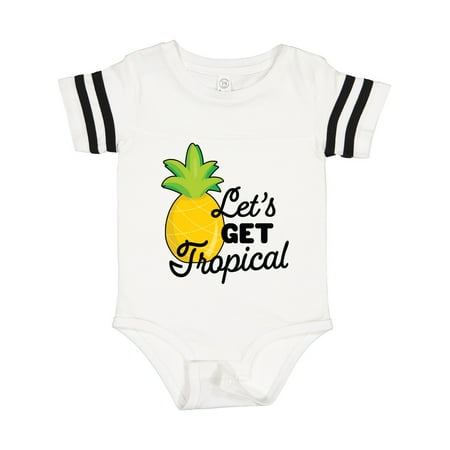 

Inktastic Lets Get Tropical with Pineapple Gift Baby Boy or Baby Girl Bodysuit