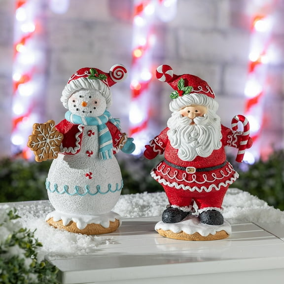 Baking Spirits Bright Garden Statue, Resin Statue, Bake Shop Besties, 10"H, Asst of 2