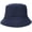 Navy Blue, variant on CoCopeaunts Ladies Bucket Hat Simple Solid Color Double Sided Wear Bucket Cap Summer Fishing Walking Casual Cotton Fisherman Hat