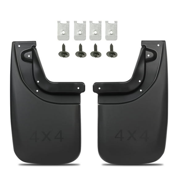PIT66 Mud Flaps Rear 2Pcs Heavy Duty Molded Splash Guards Wheel Fender Mudguard Fit for Toyota Tacoma 05-15
