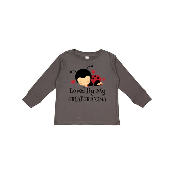 Inktastic Loved by My Great Grandma Girls Long Sleeve Toddler T-Shirt