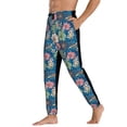 thumbnail image 3 of Kdxio Colorful Flowers Pattern Joggers,Sweatpants for Men with Pockets-3X-Large, 3 of 5