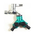 thumbnail image 3 of jinwen Plastic Garden Hose Y Faucet Splitter with Shut-Off 2/3 Way Non Rust Style_B, 3 of 5