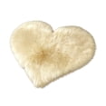 thumbnail image 3 of Byujiro Heart Shaped Fluffy Rug, Soft Plush Bedside Floor Mat for Bedroom Living Room, Non Slip Washable Carpet, 16 x 20 Inches, 3 of 7