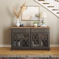 thumbnail image 2 of Jofran Aurora Hills Country Wire-Brushed 4 Door Accent Chest, 2 of 10