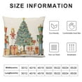 thumbnail image 5 of GOSMITH Christmas Pillow Covers Nutcracker Christmas Decor Pillowcase Christmas Decorative Throw Pillows Farmhouse Winter Holiday Decor Outdoor Cushion Covers for Couch Home Deocr, 5 of 5