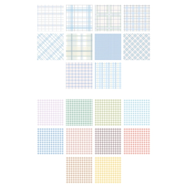Bloc de notas pequeño y elegante de 400 hojas, papel Washi, juego de papel de origami fino, suministros de arte para Origami (cuadrícula) E