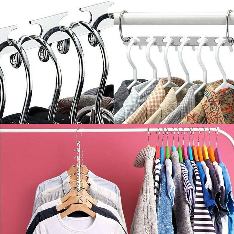 Moocorvic Space Saving Hangers,Premium Hanger Hooks,Sturdy Cascading Hangers  for Heavy Clothes,Closet Organizers and Storage,College Dorm Apartment  Essentials 