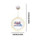 thumbnail image 3 of weibbin Independence Day LED Lights Home Decor Hanging Decorations for Event Party Scene Arrangement, 3 of 7