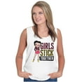 thumbnail image 3 of Betty Boop Girl Power Stick Together Tank Top Tee Shirt Women Brisco Brands S, 3 of 6