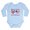 Sky Blue, variant on CafePress - Made In America With British Parts Body Suit - Long Sleeve Cotton Baby Bodysuit