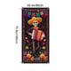 thumbnail image 3 of Cubierta de puerta de Halloween y Día de Muertos de 35 x 71 pulgadas | Decoración de puerta de poliéster | Marco festivo duradero para puertas de entrada, paredes y mesas | Decoración de fiesta de, 3 of 6