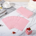 thumbnail image 3 of 80 Pcs Pink Napkins, Valentines Napkins Disposable Hand Towels for Bathroom Light Pink Guest Dinner Napkin for Wedding, Baby Shower, Bathroom, Kitchen, 3 of 6