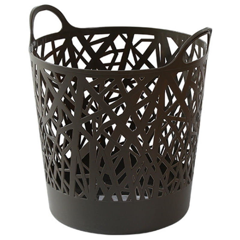 Barmhartig Rook Welvarend Imitation Rattan Laundry Basket, Plastic Folding Basket, Household Laundry  Basket, Bedroom Bucket, D - Walmart.com