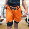 thumbnail image 5 of Anime Shorts - Breathable Mesh Running Gear Sweat Gym Short, Stretch Compression Lined Swim Trunks Men Women Workout Basketball Athletic Sport Graphic with Soft Pockets and Towel Holder-S, 5 of 8