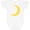 AA-White, variant on Inktastic Cute Yellow Moon Boys or Girls Baby Bodysuit