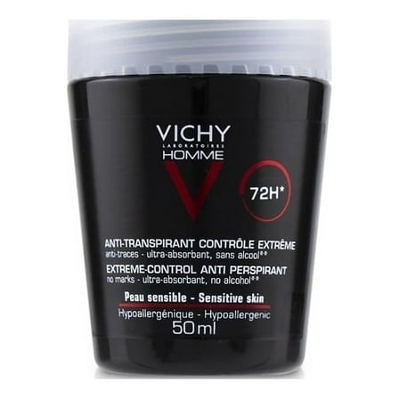 Vichy Homme 72 Hour Roll-On Deodorant for Sensitive Skin 50 ml