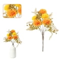 thumbnail image 4 of Artificial Chrysanthemums Silk Fall Flower, Fake Flowers Ball Flower Bouquet for Autumn Wedding Table Centerpieces Vase Floral Arrangement Front Porch Thanksgiving Cemetery Indoor Outdoor Decor, 4 of 5
