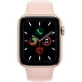thumbnail image 2 of Apple Watch Series 5 (GPS, 44MM) - Gold Aluminum Case with Pink Sand Sport Band (Renewed), 2 of 7