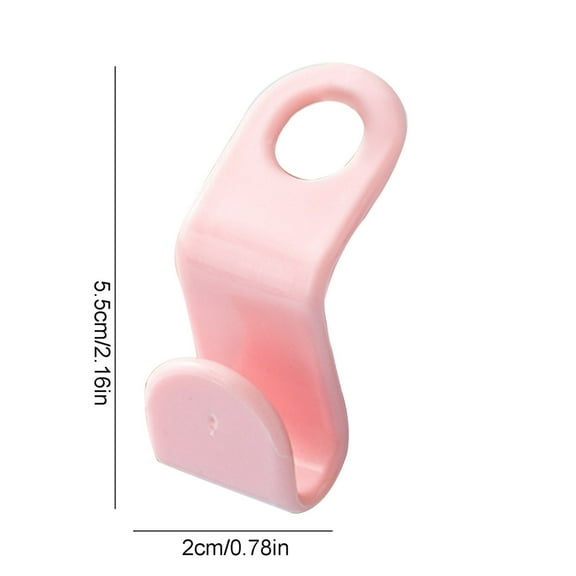 Bdday Shower Hooks Flocking Clothes Hanger Home Easy Hook Closet Organizer Hangers for Dorm