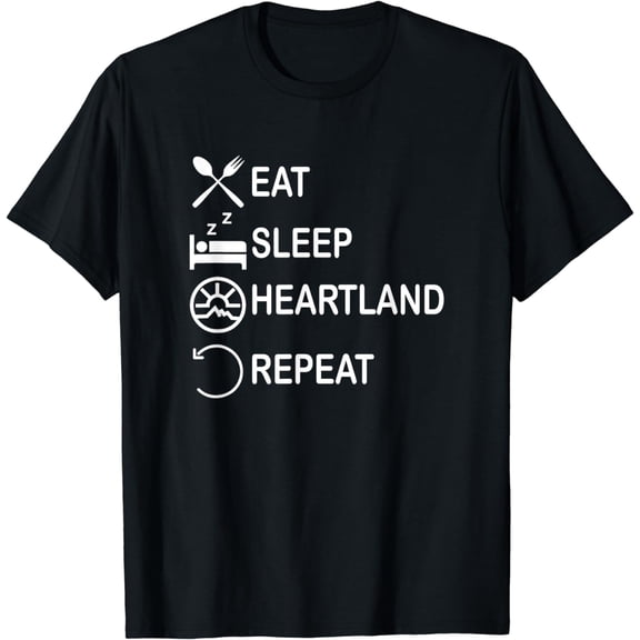 Eat Sleep Heartland Repeat T-Shirt