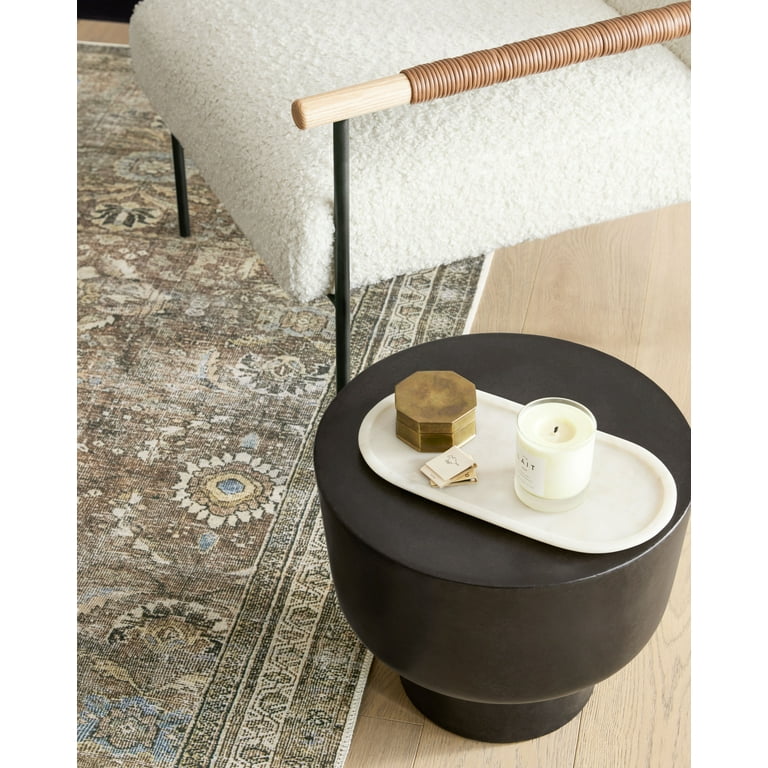 Loloi II Layla LAY-13 Traditional Oriental Area Rug, Antique/Moss