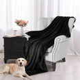 thumbnail image 7 of Howarmer Large Black Fleece Throw Blankets, King Size Soft Fuzzy Blanket for Women Men and s, All Season Lightweight Microfiber Fluffy Blanket, 90 x 108 inch, 7 of 7