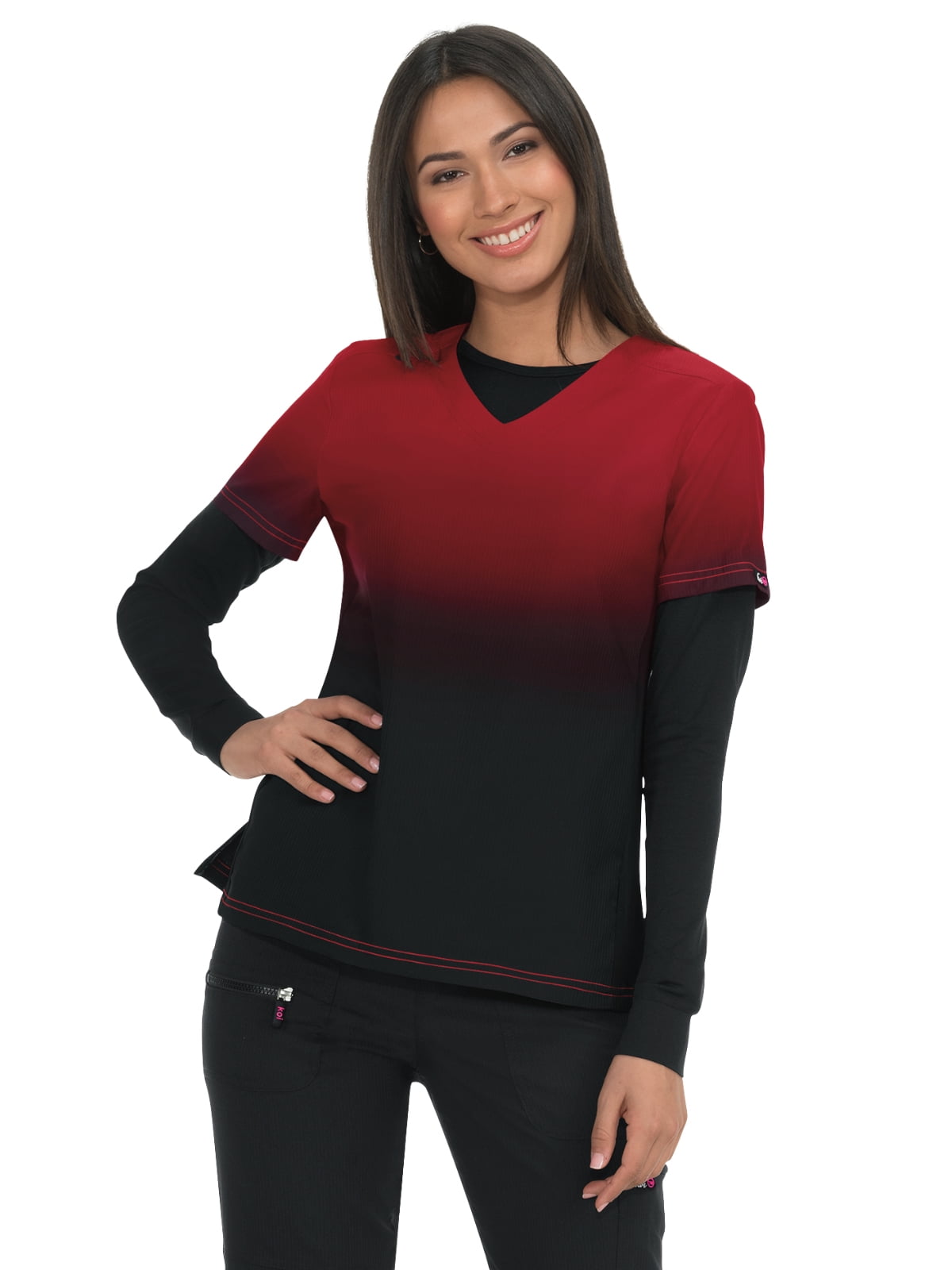 Koi Lite Women's VNeck Ombre Reform Scrub Top