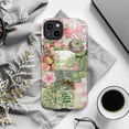 thumbnail image 6 of Cute Pastel Collage Phone Case, Floral and Fruit Pattern Artistic iPhone Cover, Motivational Protective Case for iPhone 16 15 14 13 12 11 Pro Plus Mini, 6 of 6