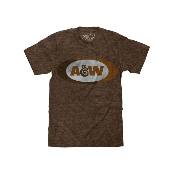 Tee Luv A&W Root Beer Vintage Drink Logo Short Sleeve T-Shirt (Men's) (L)