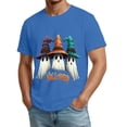 thumbnail image 4 of Halloween Costumes for Men Cute Ghost Print Halloween Tshirts Plus Size Short Sleeve Holiday Halloween Tee Tops, 4 of 5