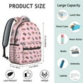 thumbnail image 6 of Japanese Sushi Backpack - Trendy & Sturdy Bookbag for Students & Professionals, Lightweight Design with Comfortable Straps, Great for Campus & Commuting, 6 of 6
