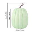 thumbnail image 4 of 8 Inch Large Artificial Pumpkins Decor Foam Fake Decorative Pumpkins for Halloween Autumn Harvest Home Decorations, 4 of 7