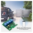thumbnail image 5 of Garage Door Wifi Switch 1CH 4CH Wireless Relay Module Smart Home Automation Module APP Remote Control Voice Control ,Easy to Use, 5 of 5