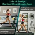 thumbnail image 4 of SuperFit 4.75HP 2 In 1 Folding Home Treadmill with Remote APP Control, 4 of 10