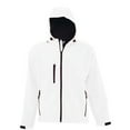 thumbnail image 1 of SOLS - Chaqueta/Cazadora Soft Shell con capucha Modelo Replay hombre caballero (Blanco) SOLS UTPC410_white, 1 of 3