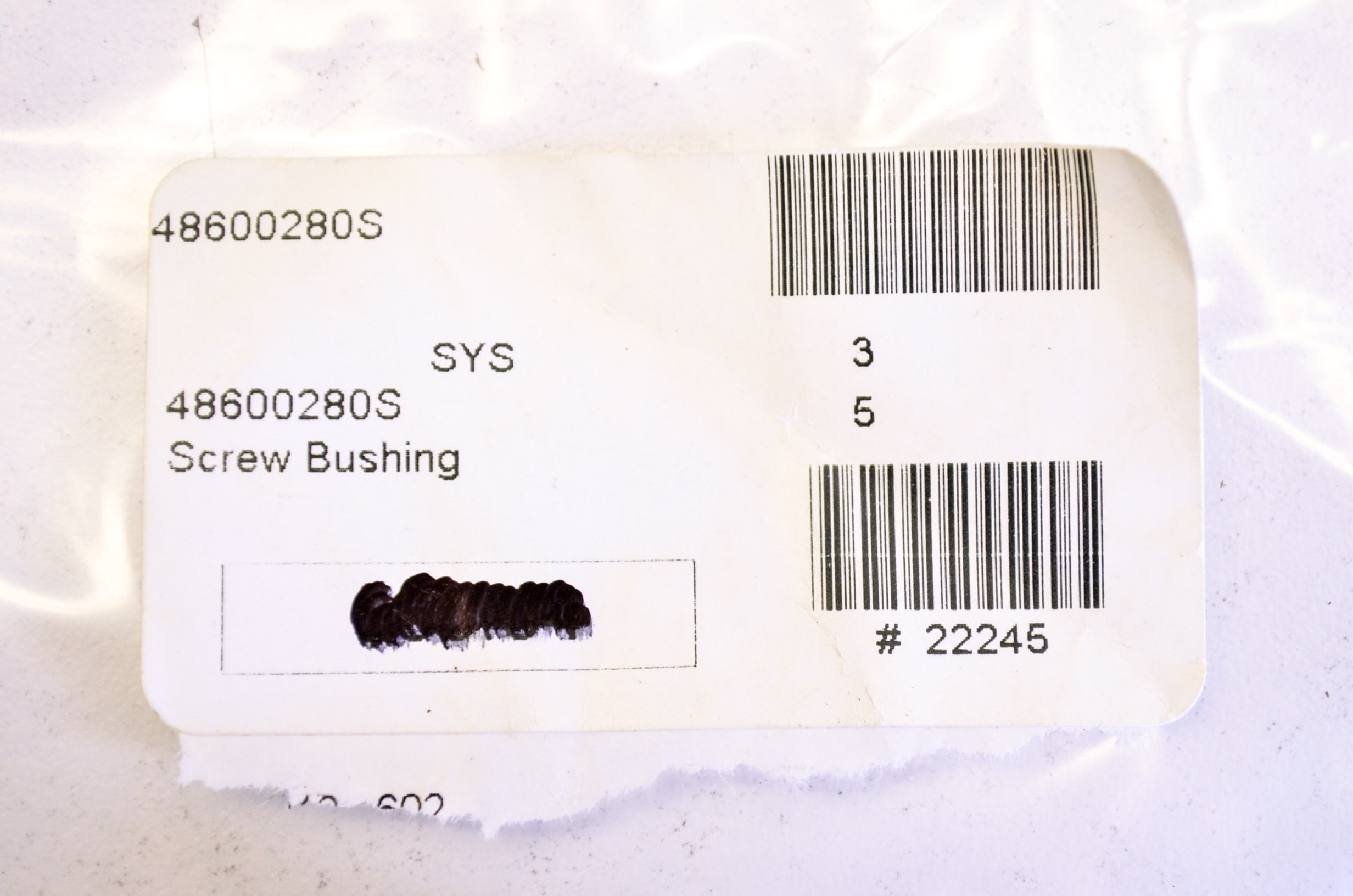 OEM KTM 48600280S Bushing Screw M20x1 L 33 w/ Washer