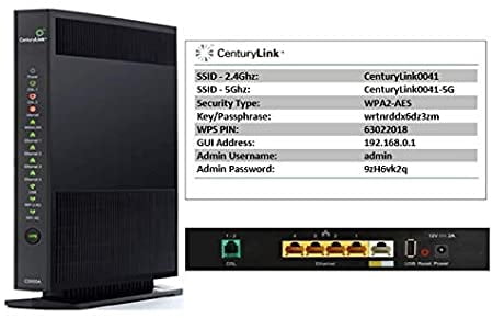 Centurylink C3000A Actiontec Wireless Router
