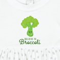thumbnail image 4 of Inktastic Believe in Broccoli Girls Baby Dress, 4 of 5
