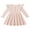 A, variant on Gyratedream Toddler Fall Winter Long Sleeve Dress Ruffle Long Sleeve Ribbed Knit Button Down Casual Dresses 2-7 Years