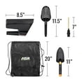 thumbnail image 2 of ASR Outdoor 5pc Black Metal Detecting Tools Kit with Drawstring Bag Coin Probe, 2 of 7