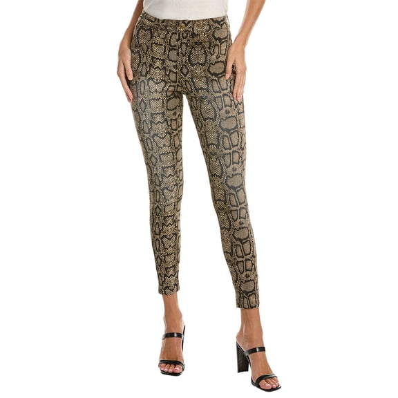 HUE womens  Perfect Python Denim High-Rise Legging, 11