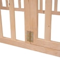 thumbnail image 4 of Bellemave Twin Floor Bed with Fence and Door, Twin Size Montessori Floor Bed Frame, Low Profile Toddler Bed Frame with Safety Guardrails, Slats Not Included, Natural, 4 of 11