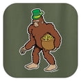 thumbnail image 2 of St Patricks Day Accessories Sasquatch Leprechaun Short Sleeve T-Shirt Small Military Green, 2 of 3