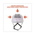thumbnail image 2 of Ergodyne B3113075 Ergodyne 8975V Class C Safety Helmet with Visor Kit Anti-Fog Clear Lens, White, 2 of 6
