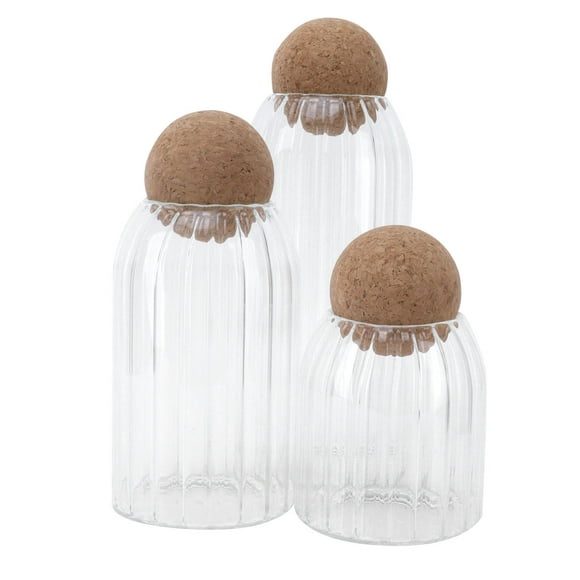 Kitchen Utensils,3Pcs Glass Jars with Canning Jars Airtight Jar Impressive Results