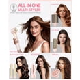 thumbnail image 4 of Webeauty Hair Dryer Brush Dual Voltage 7-in-1 Hot Air Styler, Fast-Drying Ionic Blow Dryer with Straightener & Curler Attachments, Frizz-Free Volumizing Styler with Protective Hard Case, 4 of 9