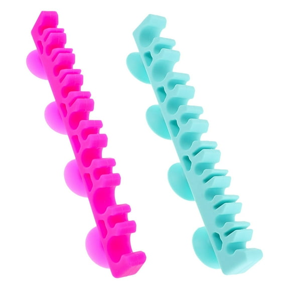 LITINKIMI Bathroom Makeup Brush Drying Rack Green 2Pcs