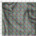 thumbnail image 4 of Soimoi Poly Georgette Fabric Tropical Leaves Printed Fabric 1 Yard 42 Inch Wide, 4 of 5